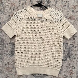 Varley Cream Knit Sweater